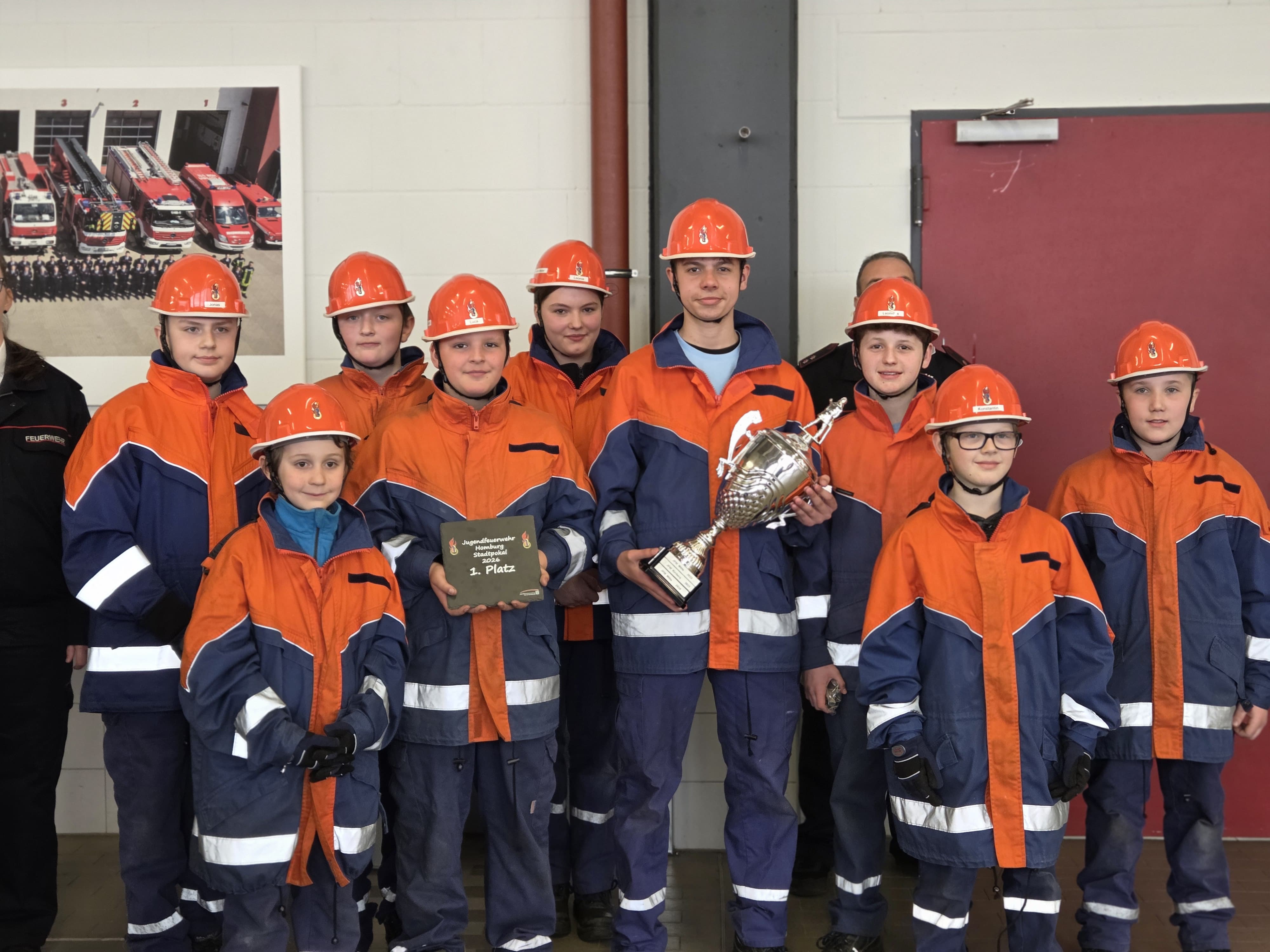 Gruppenfoto der Sieger aus Kirrberg